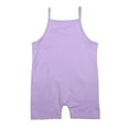 thumbnail image 6 of EnJoCho Girls Spaghetti Strap Jumpsuit, Sleeveless Pocket Shorts Romper, Lightweight Summer Casual Dress for Kids, 6 of 8