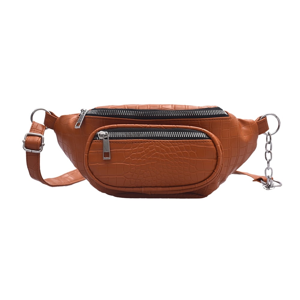 Alligator Leather Waist Belt Bag Women's Phone Pouch Fanny Pack Chest Handbag Alligator Leather Waist Belt Bag Women's Phone Pouch Fanny Pack Chest Handbag