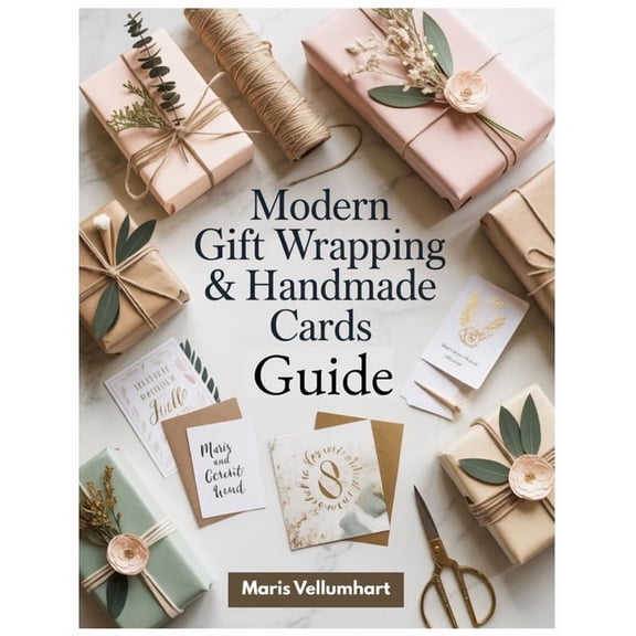 Modern Gift Wrapping & Handmade Cards Guide: Step-by-Step Wraps, Bows, Tags, Handmade Cards, and Eco-Friendly Furosh, (Paperback)