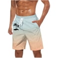 thumbnail image 2 of Dovford Men's Swim Trunks Quick Dry Lightweight Beach Shorts with Pockets, 2 of 5
