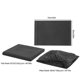 thumbnail image 4 of Soft Bed Sheets Set Bedspread Deep Pocket High Quality Bedding Set Dark Grey Twin Size 3Pcs, 4 of 5