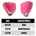 thumbnail image 2 of 10.5/11.5/12.5 Inch Outdoor Sport Baseball Glove for Kids Youth Adults Left Hand Baseball Practice Glove, 2 of 5