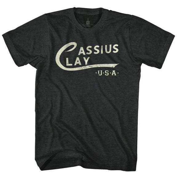 Muhammad Ali Icons Cassius Clay Logo Adult Short Sleeve T Shirt