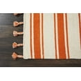 thumbnail image 5 of Nourison Solano Striped Ivory/Orange 2'3" x 8' Area Rug, (2x8), 5 of 6