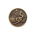 thumbnail image 1 of Llavero de serpiente EZLIFE Adorno de latón vintage para el hogar escritorio de oficina, 1 of 7