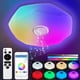 thumbnail image 2 of Hub de música regulable de 48 W, 39 cm, control remoto y aplicación, perfecto para dormitorios, habitaciones de niños y áreas de estar, luz de techo LED RGB con Bluetooth, 2 of 5