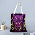 thumbnail image 2 of Gengar Bolso de tela con estampado de lienzo para mujer, bolsa de compras reutilizable y estética, con cremallera interior, regalo para mujer,40*40cm., 2 of 6