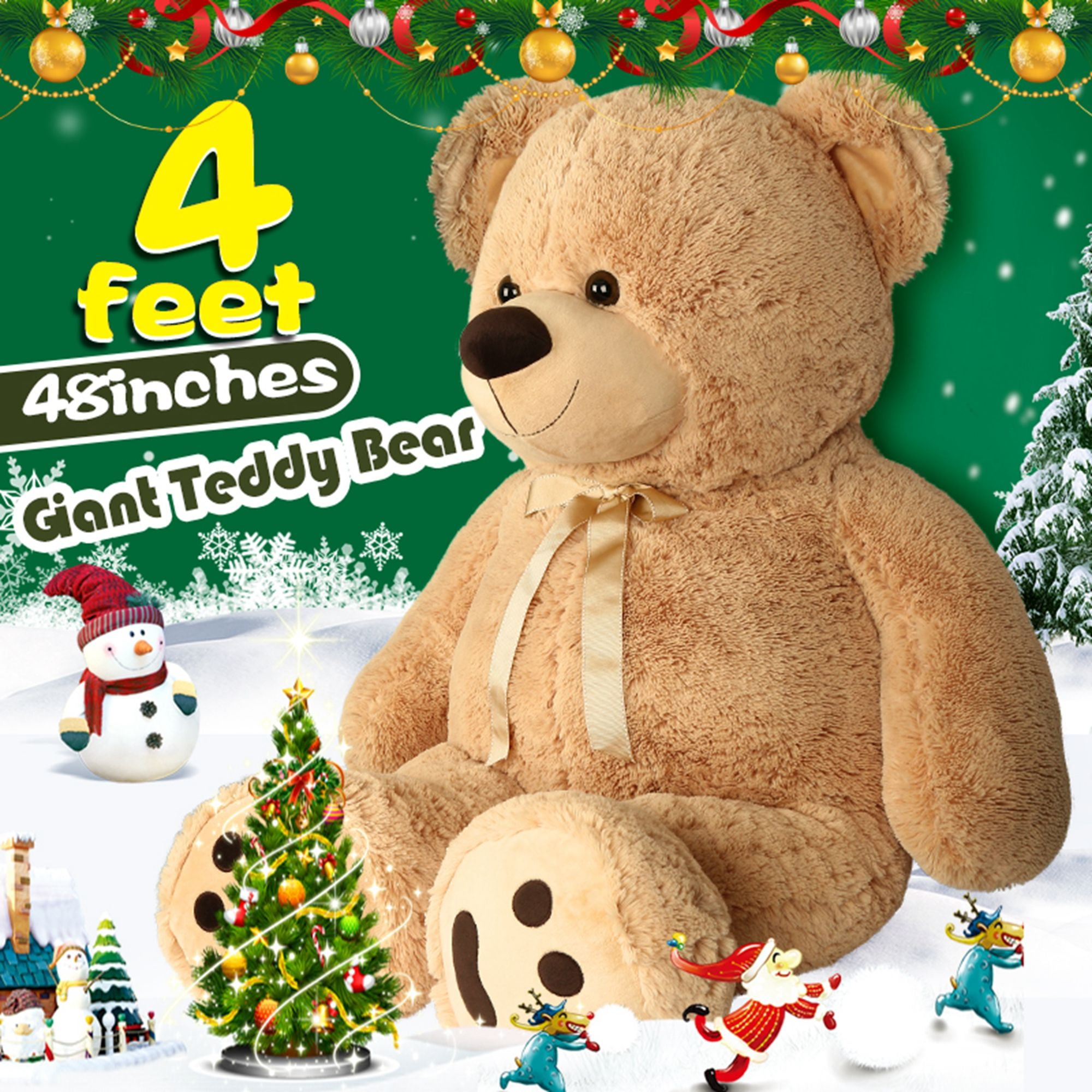 Teddy Bear, Big 4FT Stuffed Animal Plush Toy, Gifts for Kids, Boys, Girls, Girlfriend, Valentine