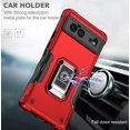 thumbnail image 2 of Case compatible Google Pixel6 Shockproof Magnetic With Ring Holder Cheap and fine, 2 of 5