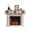 Brown Gray, variant on Orange Fall Pumpkins Fireplace Mantel Scarf Cover 60"Wx17"L,Fireplace Mantel Shelf Top Runner,Thanksgiving Botanical Blue Mantle Dresser Scarves Table Runner for Holiday Party Living Room Decorations