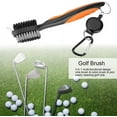 thumbnail image 3 of Mini Club Brush, Nonslip Grip Portable Light Weight Clubs Brush for Club,Golf, 3 of 5