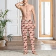 thumbnail image 5 of Goofa Dachshund Couple Printed Soft Pajama Pants for Men, Wide Leg Comfy Casual Lounge Yoga Pants-Medium, 5 of 9