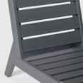 thumbnail image 6 of WestinTrends Avalon Outdoor HDPE Deep Seating Modular Armless Patio Chair with Patio Cushions, Gray/White, 6 of 13