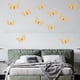 thumbnail image 5 of Pegatinas de Pared de Mariposas: 12 Piezas de Mariposas Doradas Decorativas, Ideales para Cumpleaños y Fiestas. Pegatinas Extraíbles., 5 of 7
