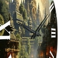 thumbnail image 3 of Designart "Journey To Asian Painting VII" Asian Oversized Wall Clock, 3 of 5