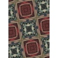 thumbnail image 1 of Ahgly Company Machine Washable Indoor Rectangle Transitional Night Red Area Rugs, 7' x 9', 1 of 7