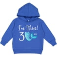 thumbnail image 2 of Inktastic 3rd Birthday Mermaid Party Toddler Hoodie, 2 of 4