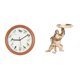 thumbnail image 1 of Reloj de pared con pájaro cantor, decoración para cocina y hogar, con estatua de resina, escultura, de arte para sala de estar, estantería., 1 of 8