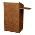 thumbnail image 2 of Oklahoma Sound Modern Wood Aristocrat Non-Sound Lectern in Medium Oak, 2 of 9