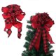 thumbnail image 1 of Extra Large Bows Christmas Tree Sparkle Bowknot Charms Decoration Ornament Party, 1 of 5
