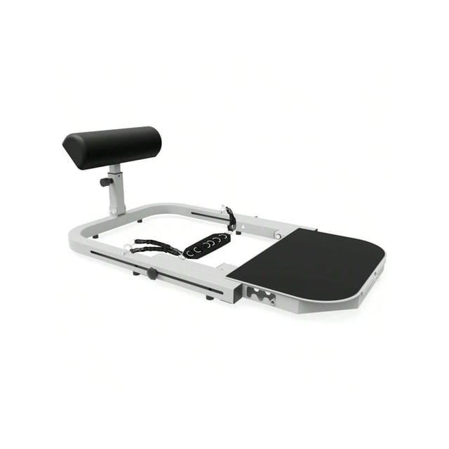 Adjustable hip thrust machine para home-premium glute training equipment con high resistance comes con resistance bands multipurpose glute bench para glutes hips y thighs blanca