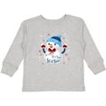 thumbnail image 3 of Inktastic Holiday Snowman Boys or Girls Long Sleeve Toddler T-Shirt, 3 of 5