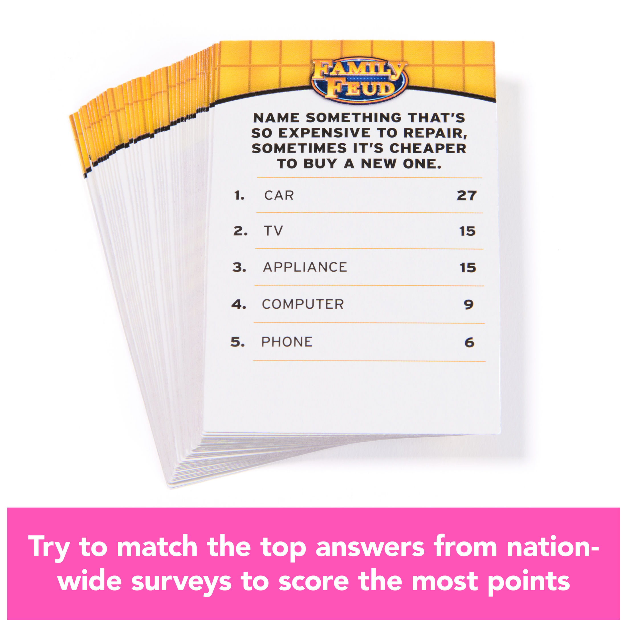 Spin Master Games Family Feud Gold Edition Board Game photo 4