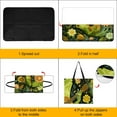 thumbnail image 4 of Cute Witch Frog Picnic Blanket Waterproof Outdoor Beach Blanket Hand-held Pad Suitable for Travel, Camping, Beach, Family Gatherings, 4 of 8