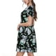 thumbnail image 2 of Balery Cartoon Koala Bear Vestidos sueltos de manga corta para mujer, vestidos de verano 2025, vestidos casuales de corte A con vuelo., 2 of 6