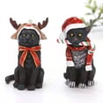 thumbnail image 3 of Adornos Para Árboles De Navidad, Colgante De Resina Para Gatos, Adornos Artesanales, Colgante De Gato Negro, Decoración De Escritorio Para El Hogar matsuzay AP006658-01, 3 of 6