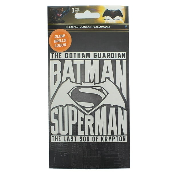 Batman Vs Superman Logo Blanc Autocollant