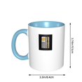 thumbnail image 3 of Taza de cerámica para café, té y trabajo de oficina, con la bandera de EE. UU., patriótico, para trabajadores postales, 3 of 8