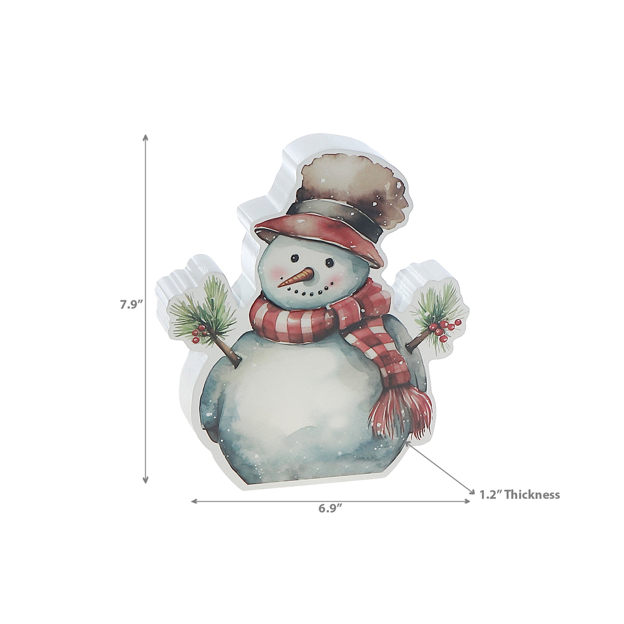 Mdf Table Block (Snowman)