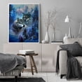 thumbnail image 3 of Cuadros Decorativos Lienzo pintura por números animales salvajes dibujo al óleo decoración de la pared del hogar (lobo) Sywqhk Nuevos Originales, 3 of 9