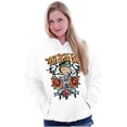 thumbnail image 3 of Betty Boop Biker BBMC Roses Tattoo Women Plus Size Hoodie Brisco Brands 3X, 3 of 4
