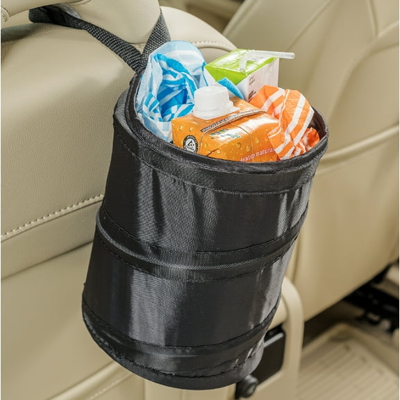 High Road Collapsible Car Trash Can - Foldable Small Trash Bin for Cars, SUVs and Trucks