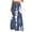 #498-Navy, variant on Roncen Women's Printed Wide-Leg Pants - Casual Comfort Elastic Waist with Drawstring, Cargo Split Hem & Pockets