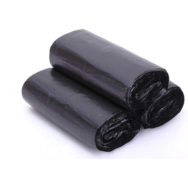 1.2-1.5 Gallon Small Trash Bags, Black Garbage Bag , Wastebasket Trash Bags 120 Counts