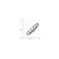 thumbnail image 2 of Sterling Silver Cubic Zirconia Eternity Ring - Size 8 - Measures 4mm Wide, 2 of 2
