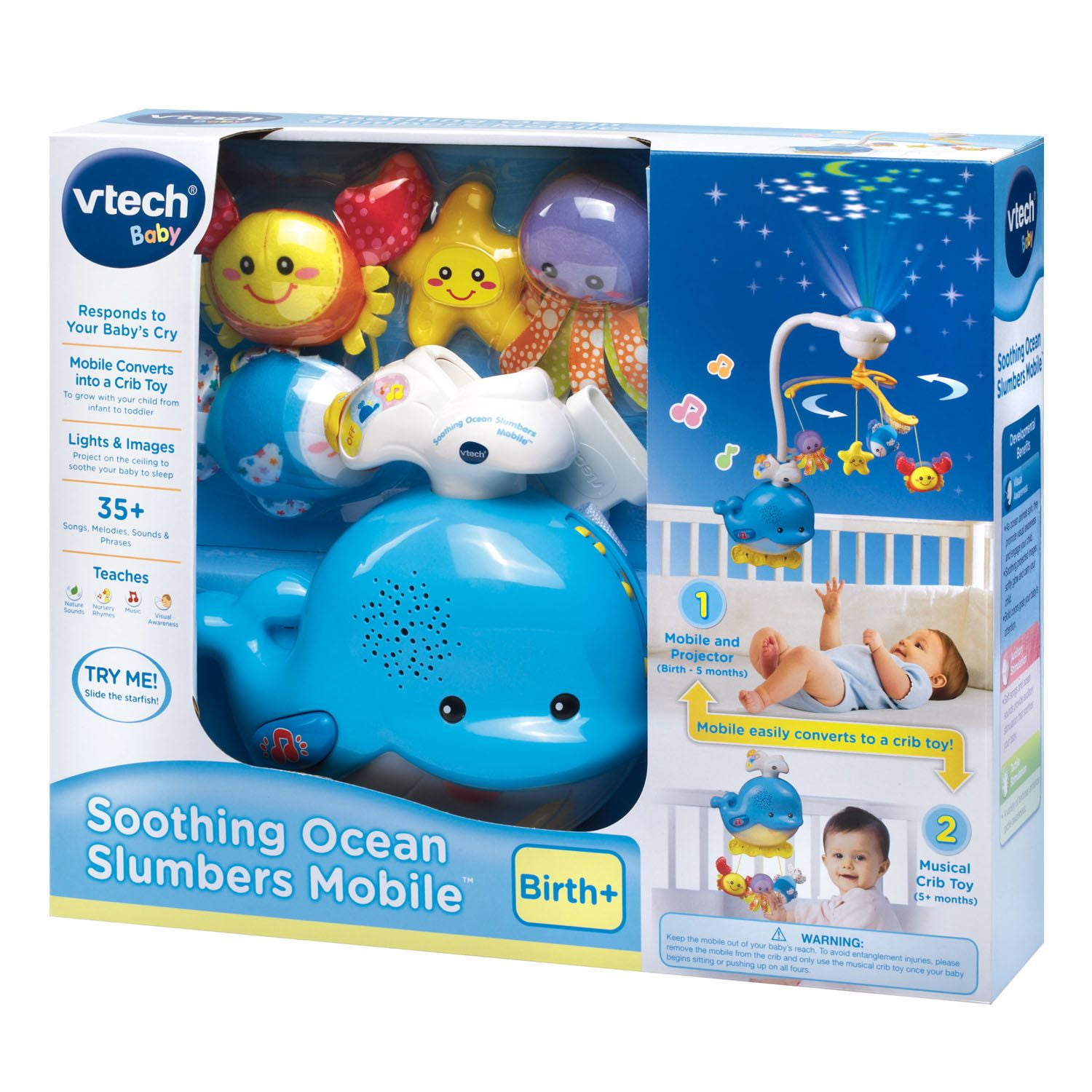 vtech baby soothing lights musical mobile