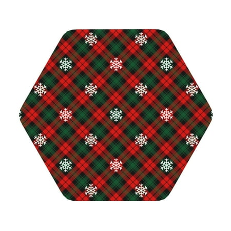 

Ocsxa Christmas With Character Coasters for Drinks Leather Coasters Set of 4 for Coffee Table for Housewarming Kitchen Bar Decor One Size
