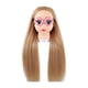 thumbnail image 1 of Cabeza de maniquí de entrenamiento para niños, cabeza de muñeca de práctica de estilismo, modelo de cabeza de muñeca de 25,59 pulgadas con abrazadera Estilo A, 1 of 8