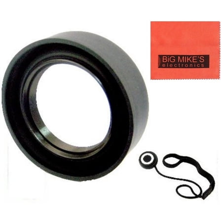 58mm Soft Rubber Lens Hood For Canon Digital EOS Rebel T5i T4i T3 T3i T1i T2i XSI XS XTI EOSM EOS SL1 EOS60D EOS70D 50D 40D 30D EOS 5D EOS6D EOS5D Mark 2 EOS D Digital SLR...