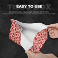 thumbnail image 3 of Logiee Cute Strawberry Print Tissue Box Cover,Stylish Tissue Box Holder Decorative Tissue Cover for Bathroom Toilet Bedroom Living Room Table Desk Office, 3 of 7