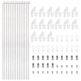 thumbnail image 1 of Unique Bargains 45pcs 1.2x200mmZ Push Rods Parts Nylon Control Horns for RC Airplane Plane Helicopter Model, 1 of 3