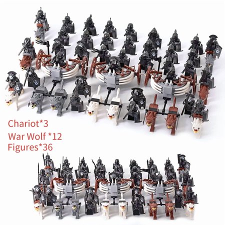 Lot The Elves Soldier Orcs Army Figures LOTR Armor Guard Warrior Archer Medieval Knights Building Blocks Bricks toys gifts
