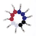 thumbnail image 2 of Muka 100 Pcs Retracting Badge Reel Solid Color with Belt Clip for Key Name Card-White, 2 of 8