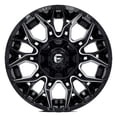 thumbnail image 3 of Fuel 1Pc D769 Twitch 20X10 6X135/6X139.7 -18Et 78Cb Glossy Black Milled Wheel, 3 of 3
