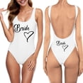 thumbnail image 1 of MKLEKYY Traje De Baño Mujer Women Fashion Letter Print Piece Swimsuit Sexy Bikini Swimwear Bathing Sleeveless Backless Swimsuit 1517, 1 of 4