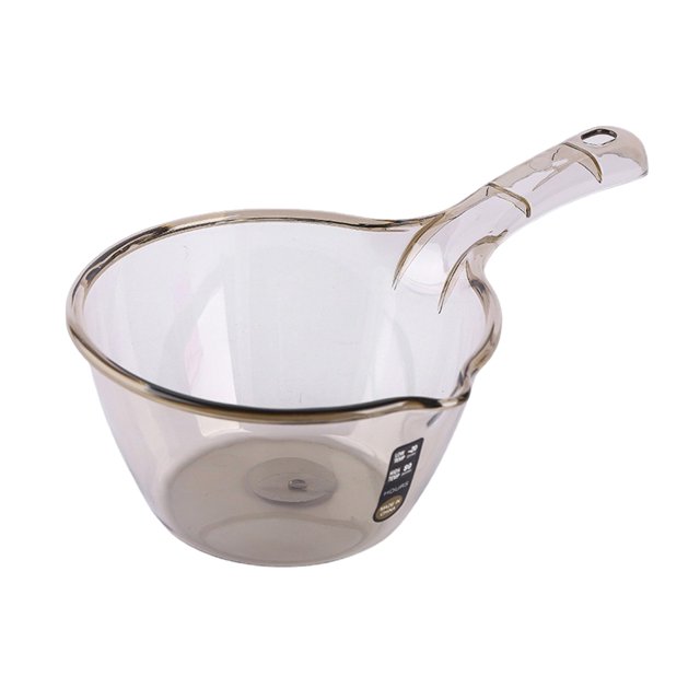 LCXmlly Durable Water Dipper Non Slip Clear Water Spoon Long Handle Ladle Plastic Dipper Scoop Kitchen Bathroom